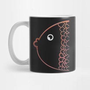 Colorful karp rainbow red Mug